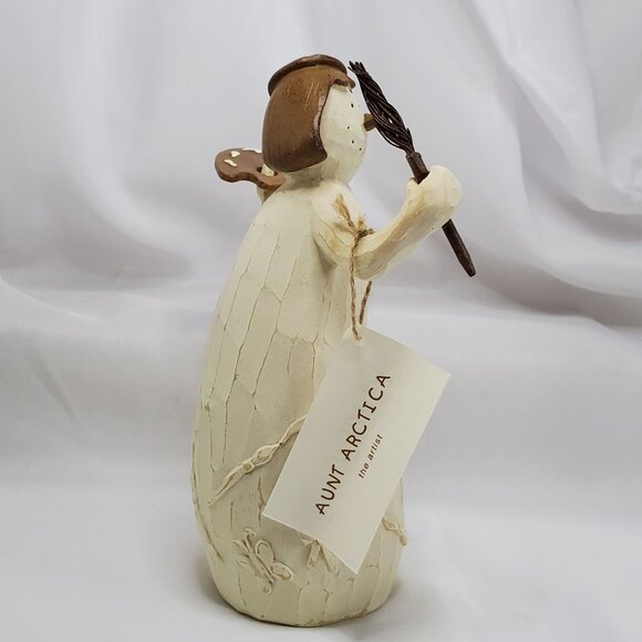 Flurryville Collection AUNT ARCTICA 8" Figurine Snowman Artist Paint Brush Box - Picture 9 of 13